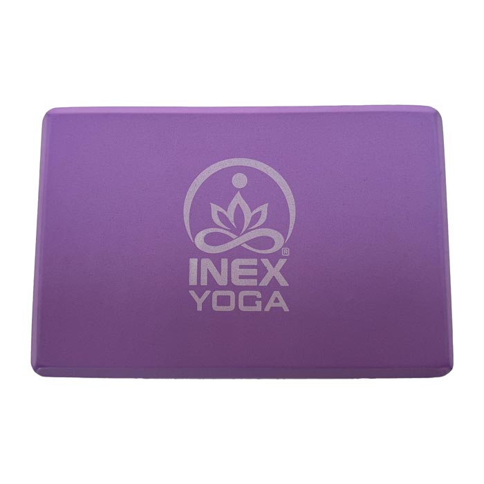 INEX Yoga Foam Block 3", фиолетовый