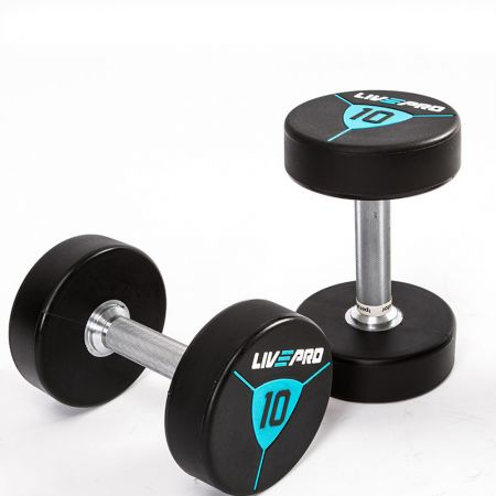 LIVEPRO Premium Urethane Dumbbells