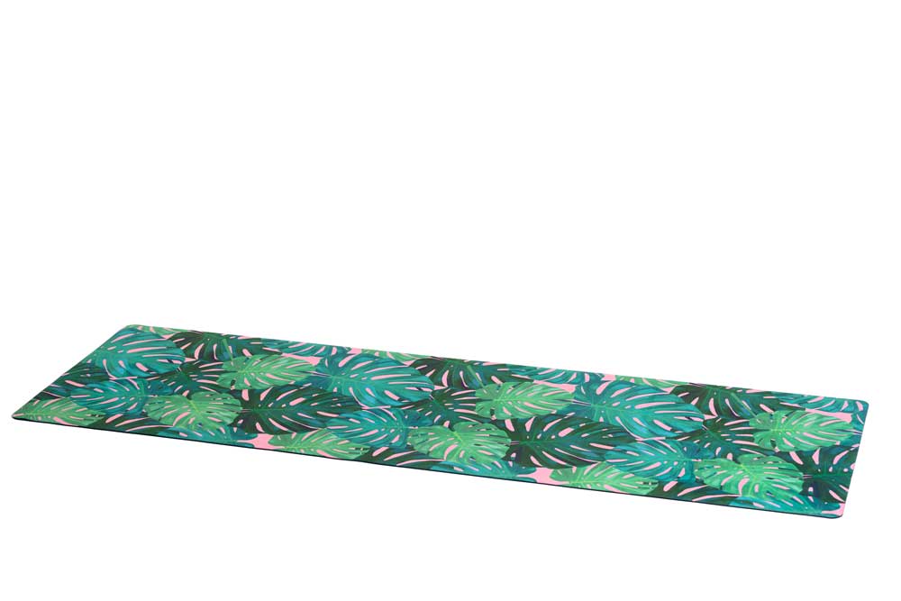 INEX Suede Yoga Mat, Tropical Palm Leaf 70