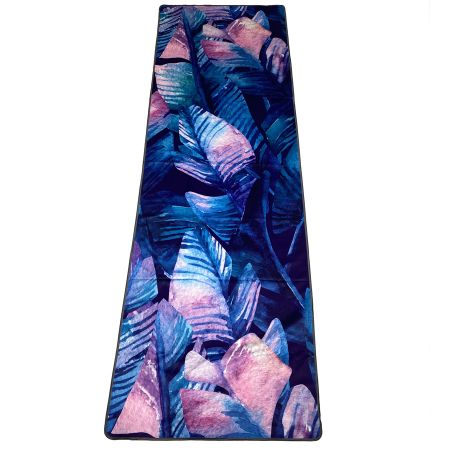 INEX Suede Yoga Towel, Tropical Palm Leaf 71