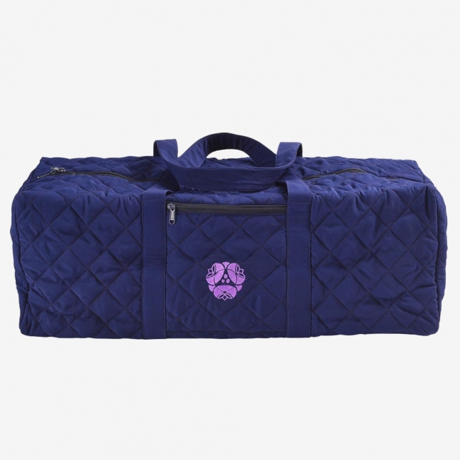 HUGGER MUGGER Quilted Yoga Mat Bag, синий