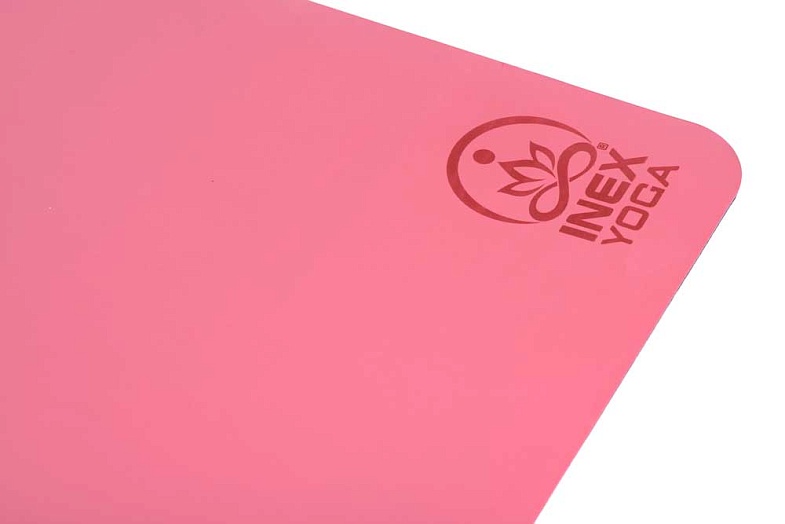 Коврик для йоги INEX PU Yoga Mat, розовый
