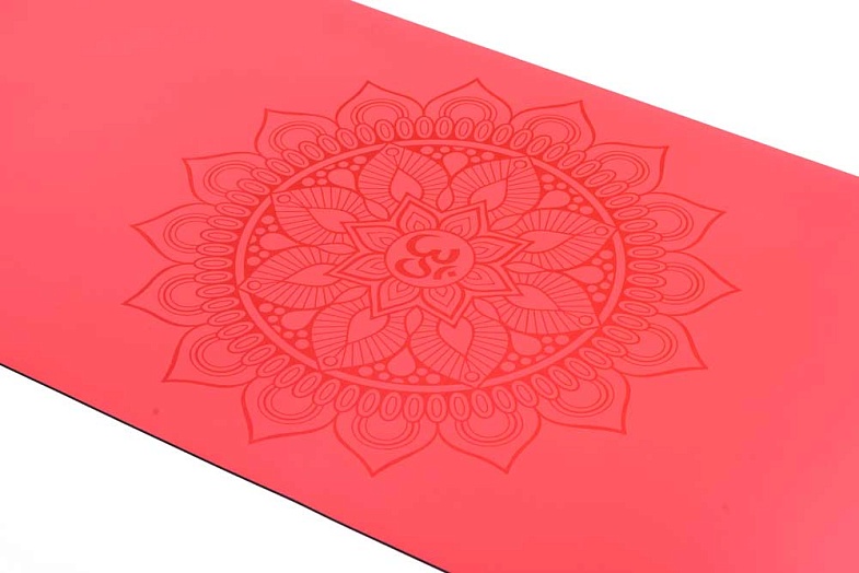 Коврик для йоги INEX PU Yoga Mat laser pattern, красный