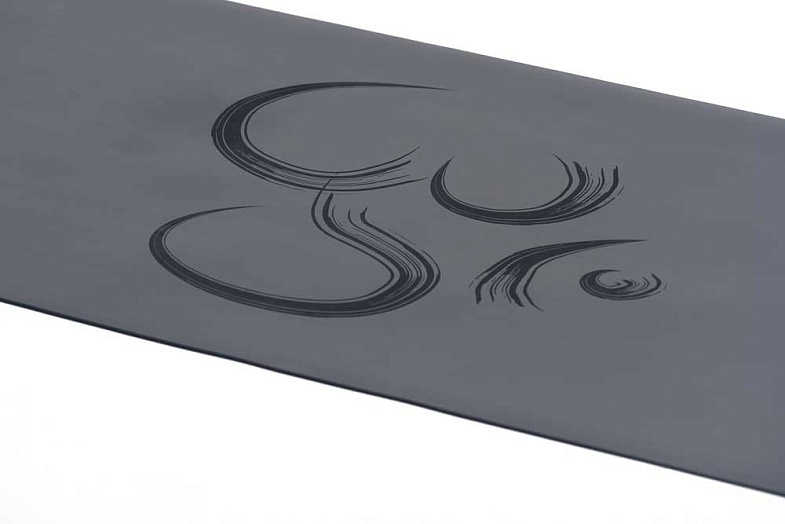Коврик для йоги INEX PU Yoga Mat laser pattern, темно-серый