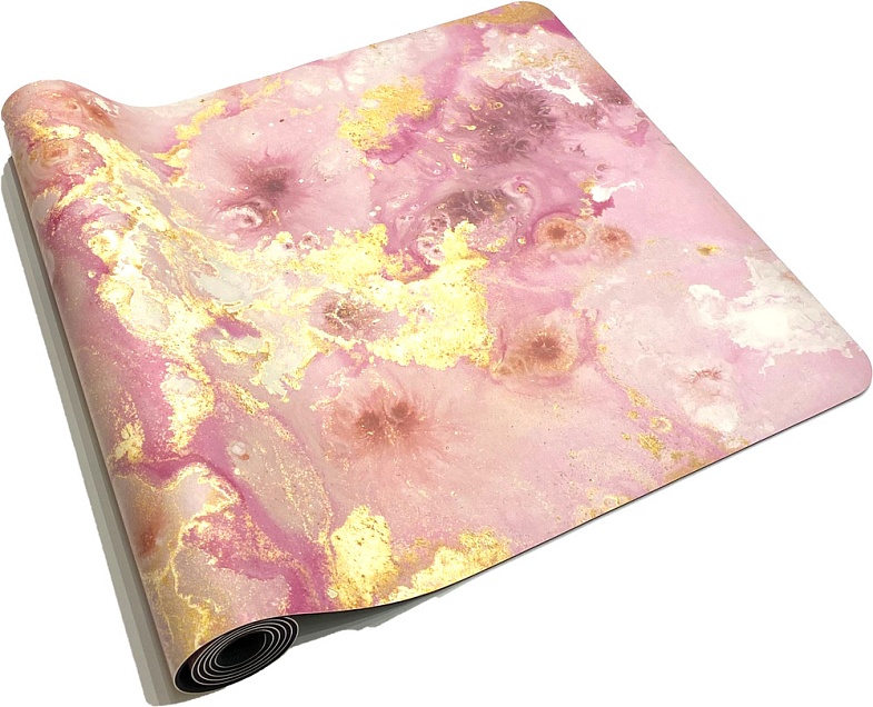 Коврик для йоги INEX PU Yoga Mat print, Gilding 90