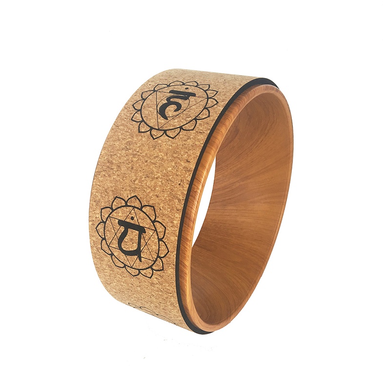 Кольцо для йоги из пробки INEX Cork Yoga Wheel Mandala