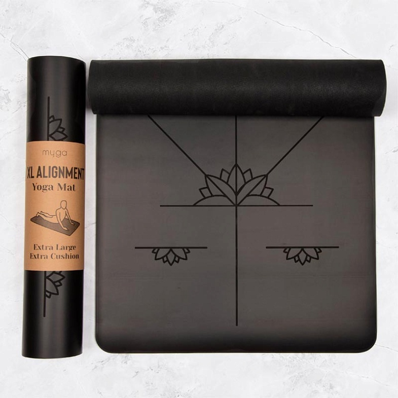 Коврик для йоги MYGA Alignment Mat XL