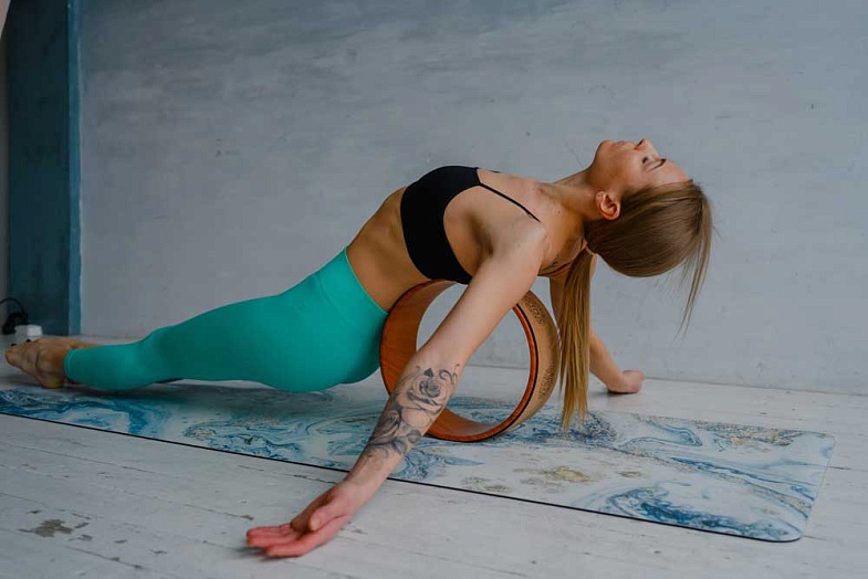 Коврик для йоги из искусственной замши INEX Suede Yoga Mat, Gilding 87