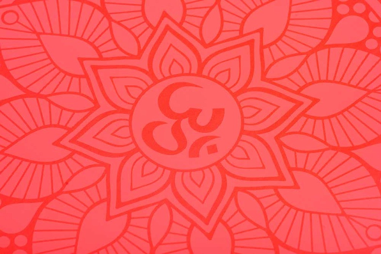 Коврик для йоги INEX PU Yoga Mat laser pattern, красный