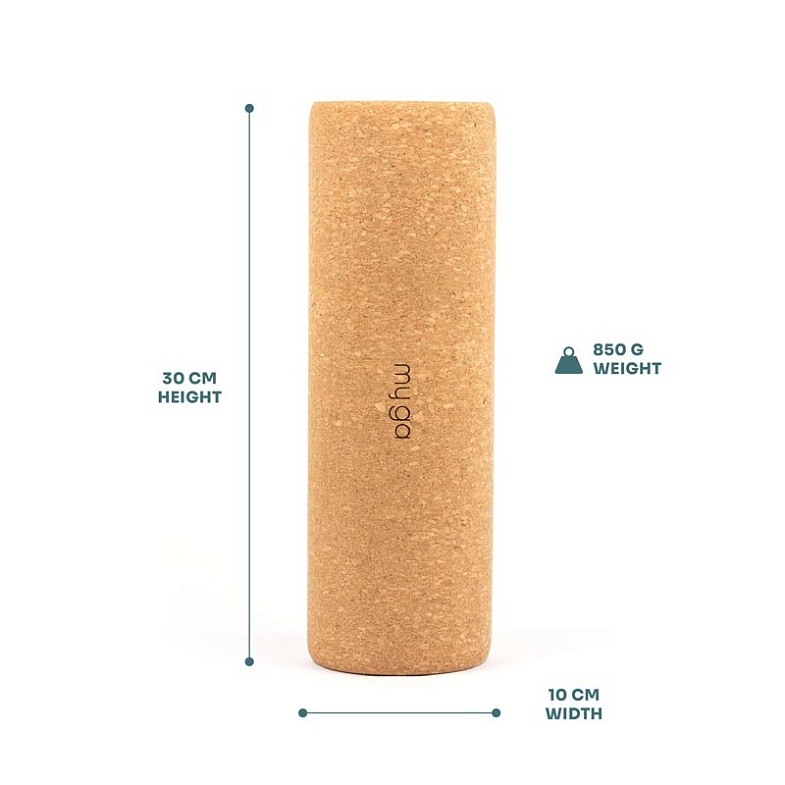 Ролик массажный MYGA Cork Massage Roller
