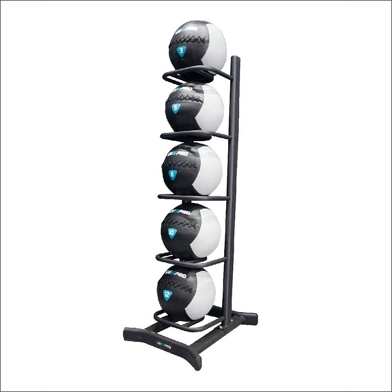 Стойка для медицинских набивных мячей LIVEPRO Wall ball rack