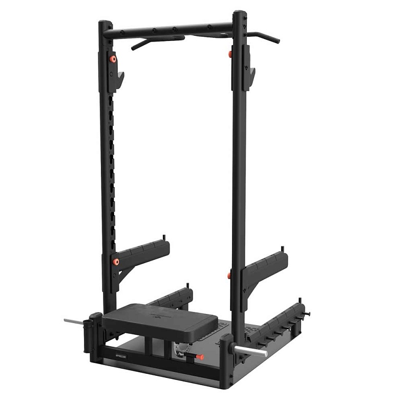 Ягодичный мостик со стойкой для приседаний GLUTEBUILDER GBR712