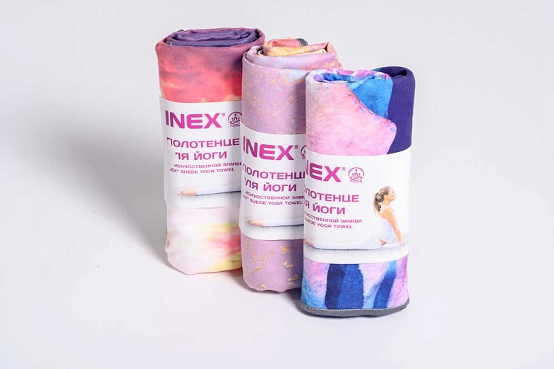 Полотенце для йоги из микрофибры INEX Suede Yoga Towel, Gilding 90