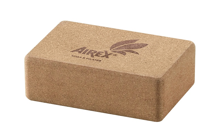 Блок для йоги AIREX Yoga ECO Cork Block natural cork (пробка)