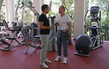 Путин и Медведев провели совместную тренировку